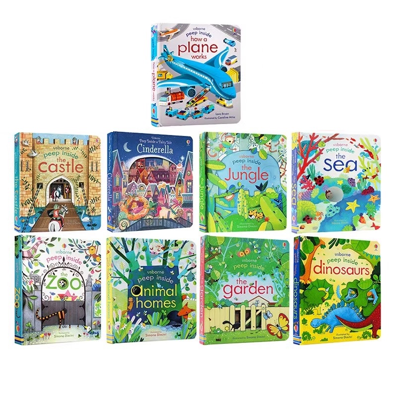 Kids Education Age - Libro Usborne Peep Inside, libros educativos