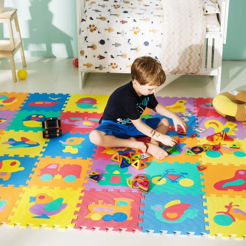 Number Puzzle Foam - Alfombra de juego para bebés, alfombra
