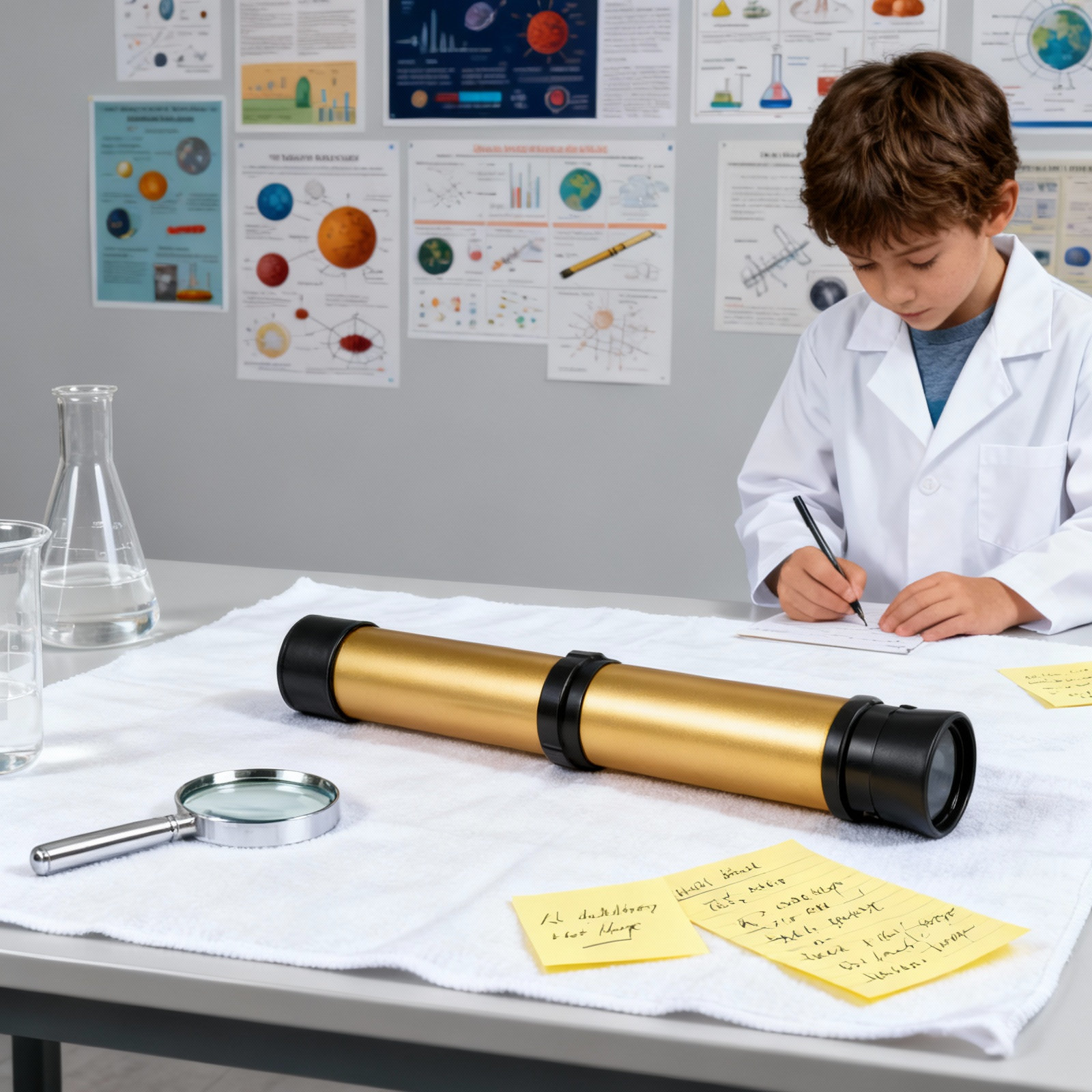 Kids Education Youtube - Telescopio Retráctil de un Solo Tubo