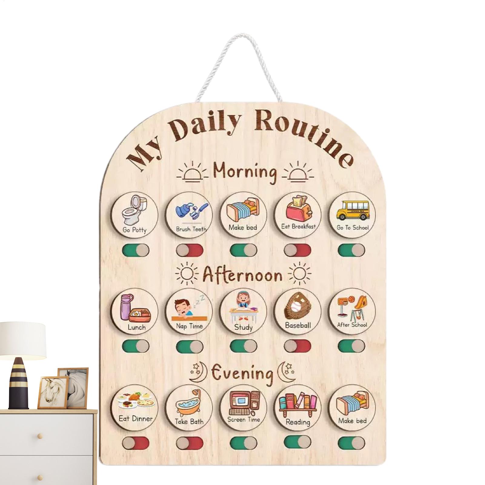 Kids Education Planner - Tabla de rutina para niños, horario