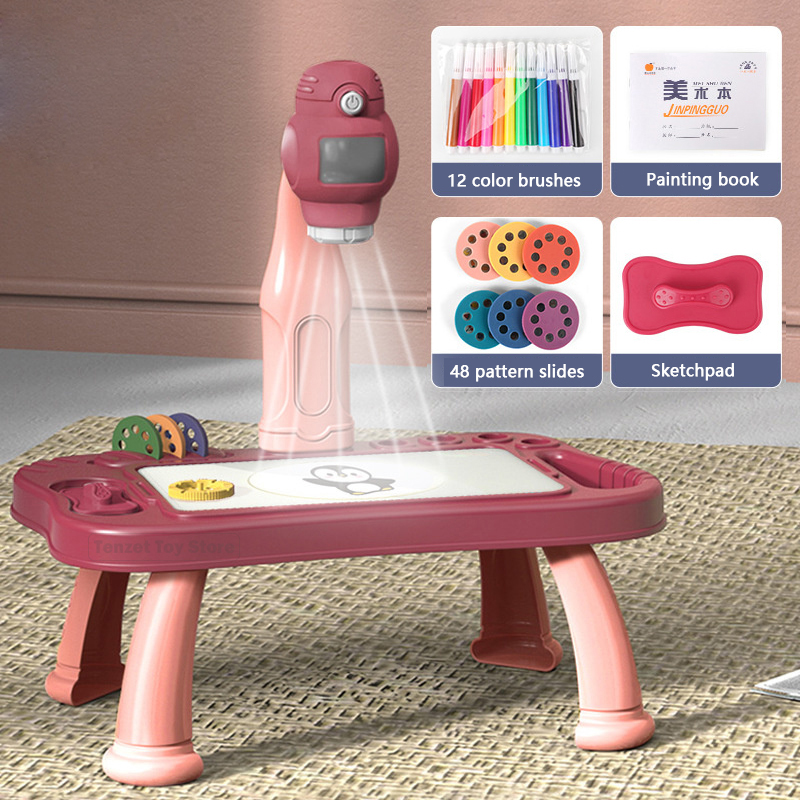 Kids Education Tablet - Proyector inteligente para niños, juego de