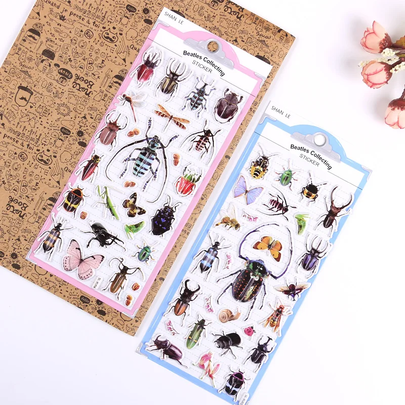 Kids Education Tablet - Pegatinas de Insectos 3D Realistas en