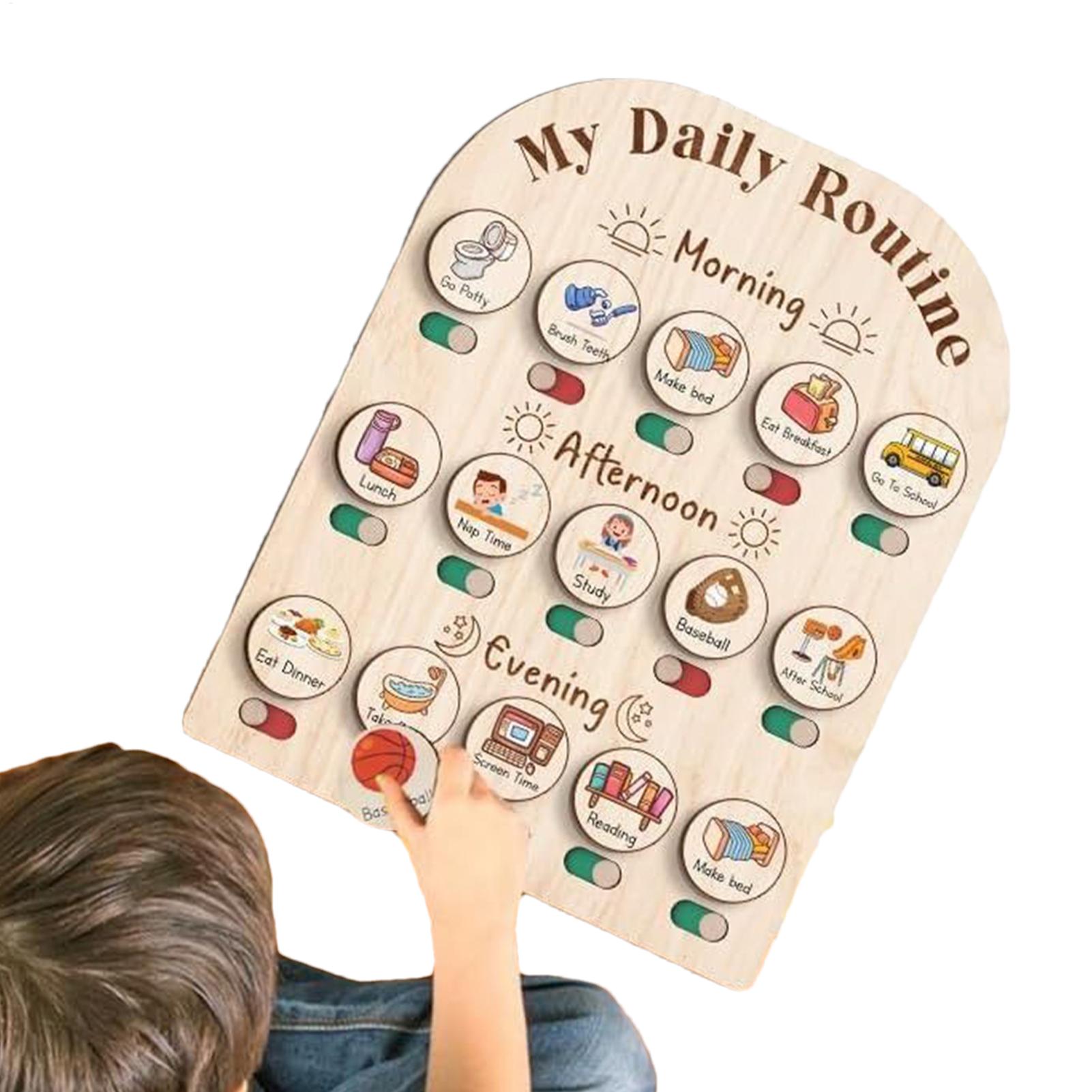 Kids Education Planner - Horario diario para niños, tabla de