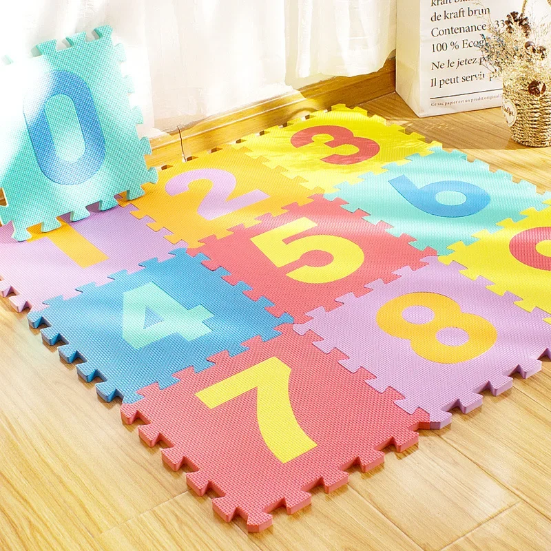 Alfombra de juego para bebés,  - Number Puzzle Foam reseña y precio