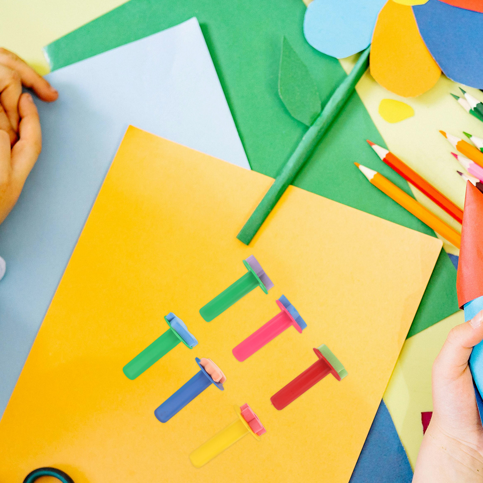 Juego de 6 estampadores de esp - Kids Education Drawing reseña y precio