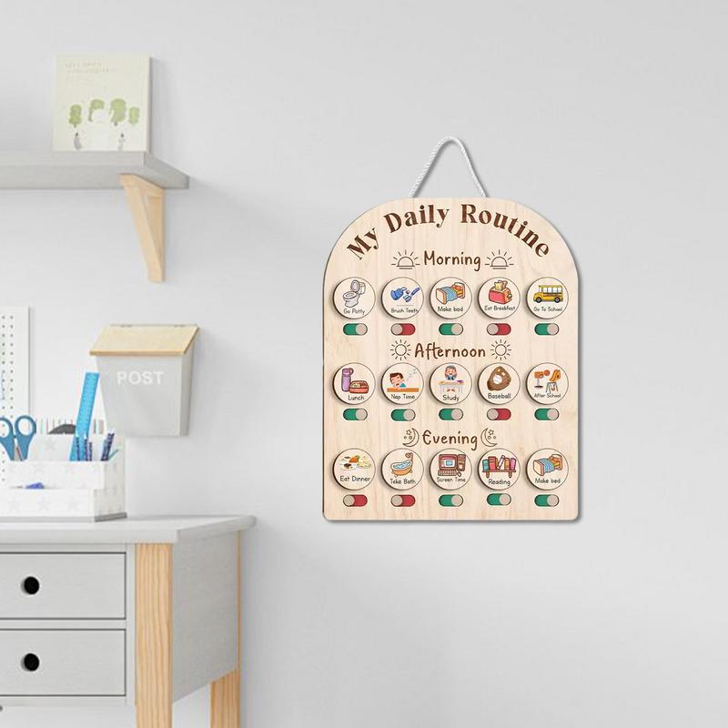 Tabla de rutina para niños peq - Kids Education Planner reseña y precio