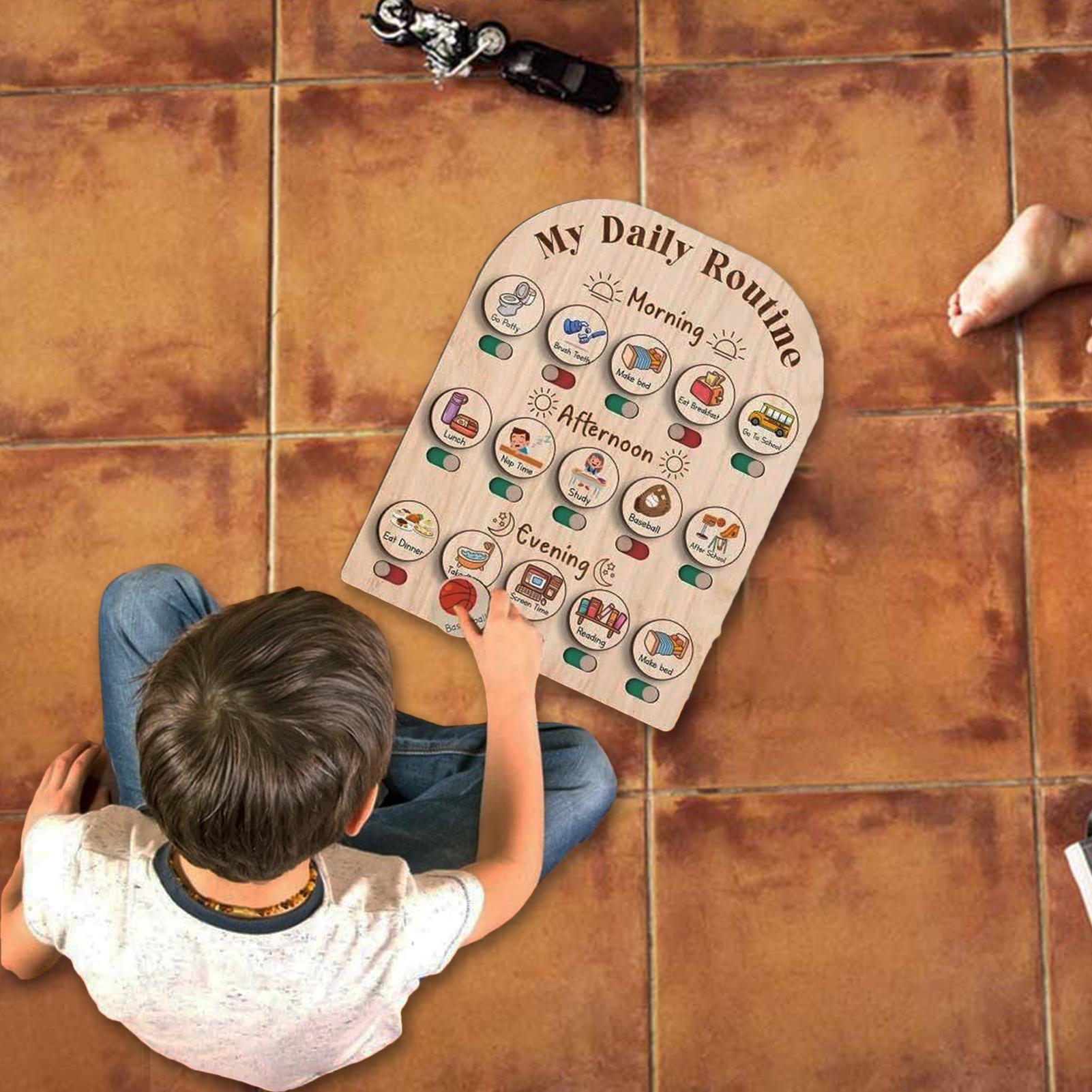 Horario diario para niños, grá - Kids Education Planner reseña y precio