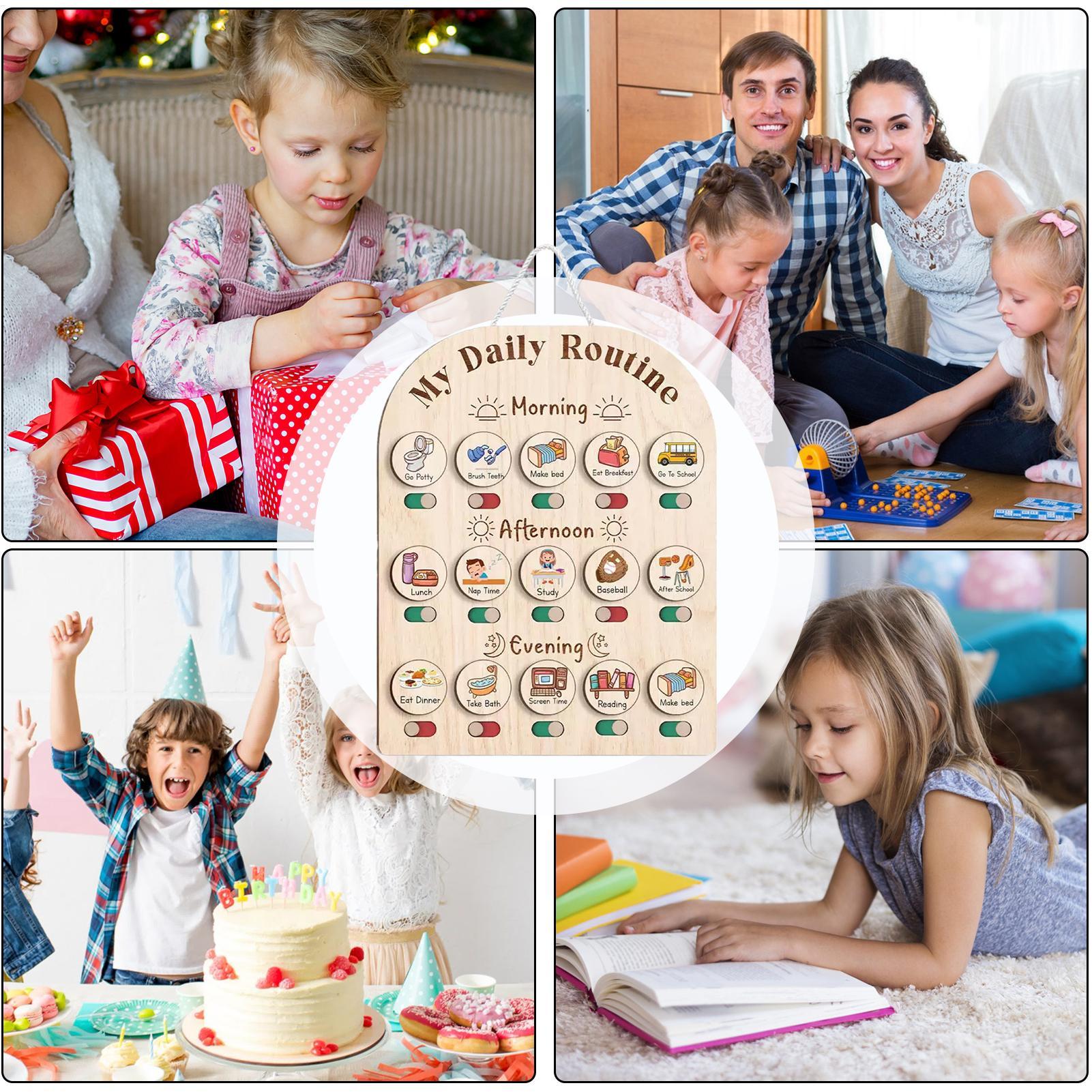 Horario diario para niños, grá - Kids Education Planner reseña y precio