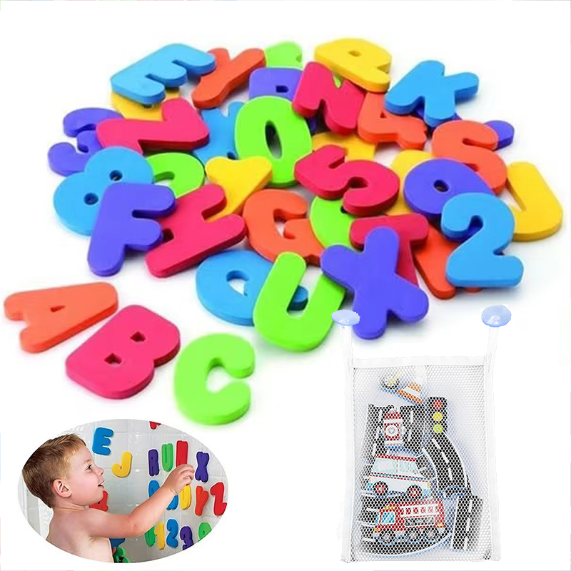 Juguetes de baño para niños, j - Number Puzzle Foam reseña y precio