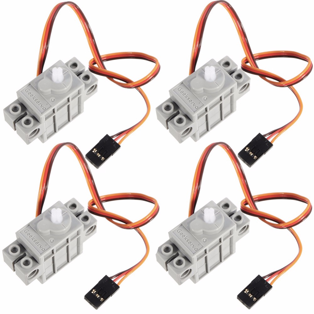 4 Uds. Servo Geek gris program - Kids Education Degree reseña y precio