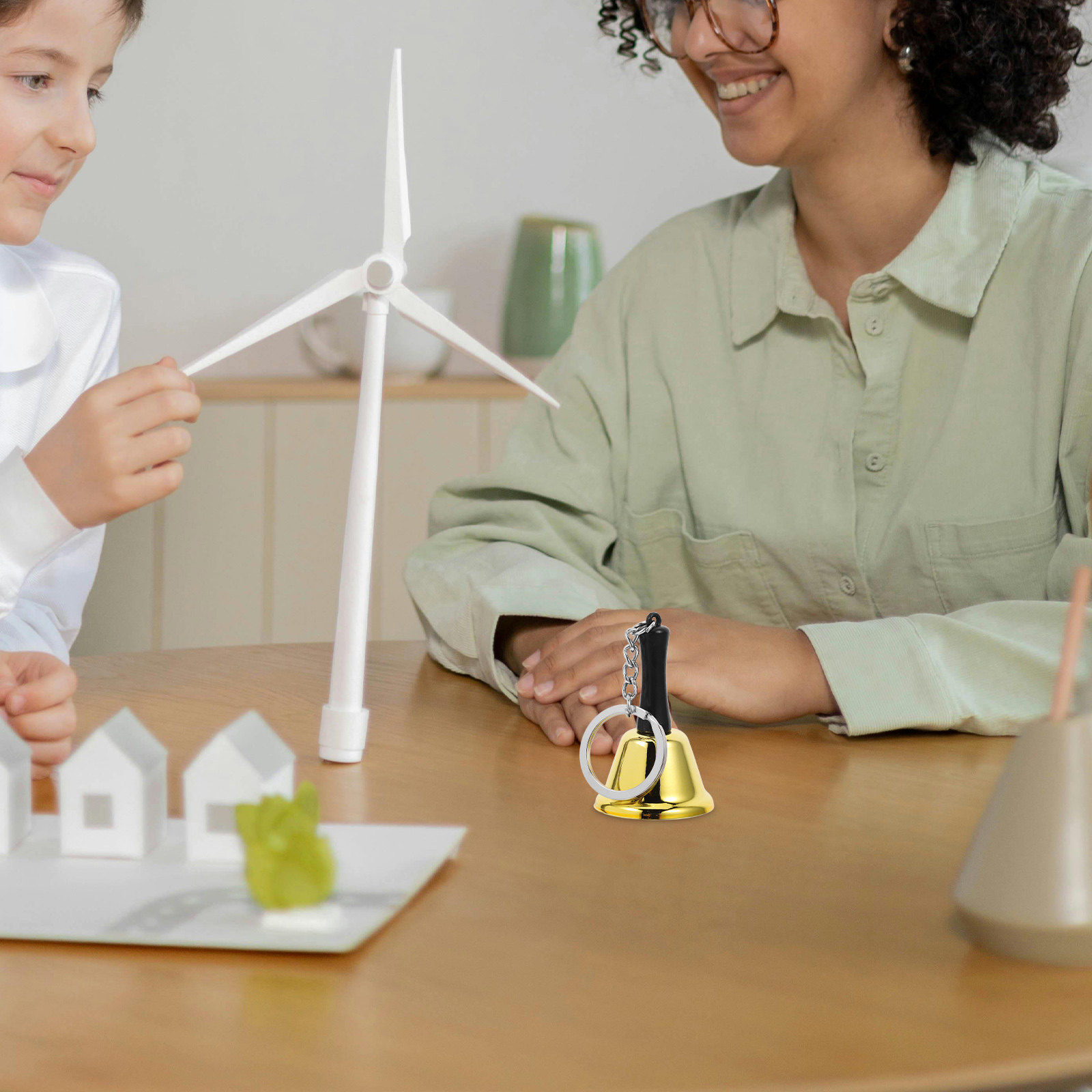 Mini Campana Metálica de Mano  - Kids Education Bell reseña y precio