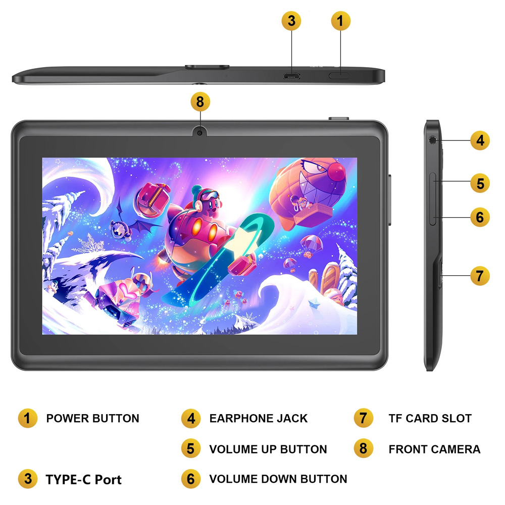 Gran oferta tableta para niños - Kids Education Tablet reseña y precio