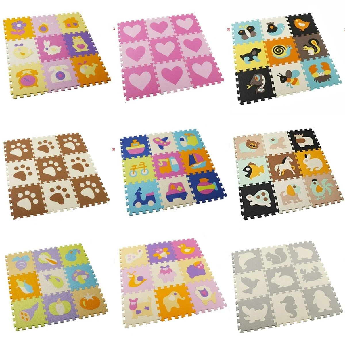 Alfombra de juego para bebés d - Number Puzzle Foam reseña y precio