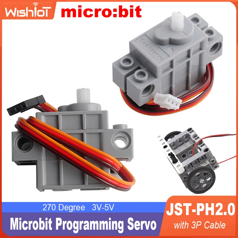 Servo Geek programable de 270  - Kids Education Degree reseña y precio