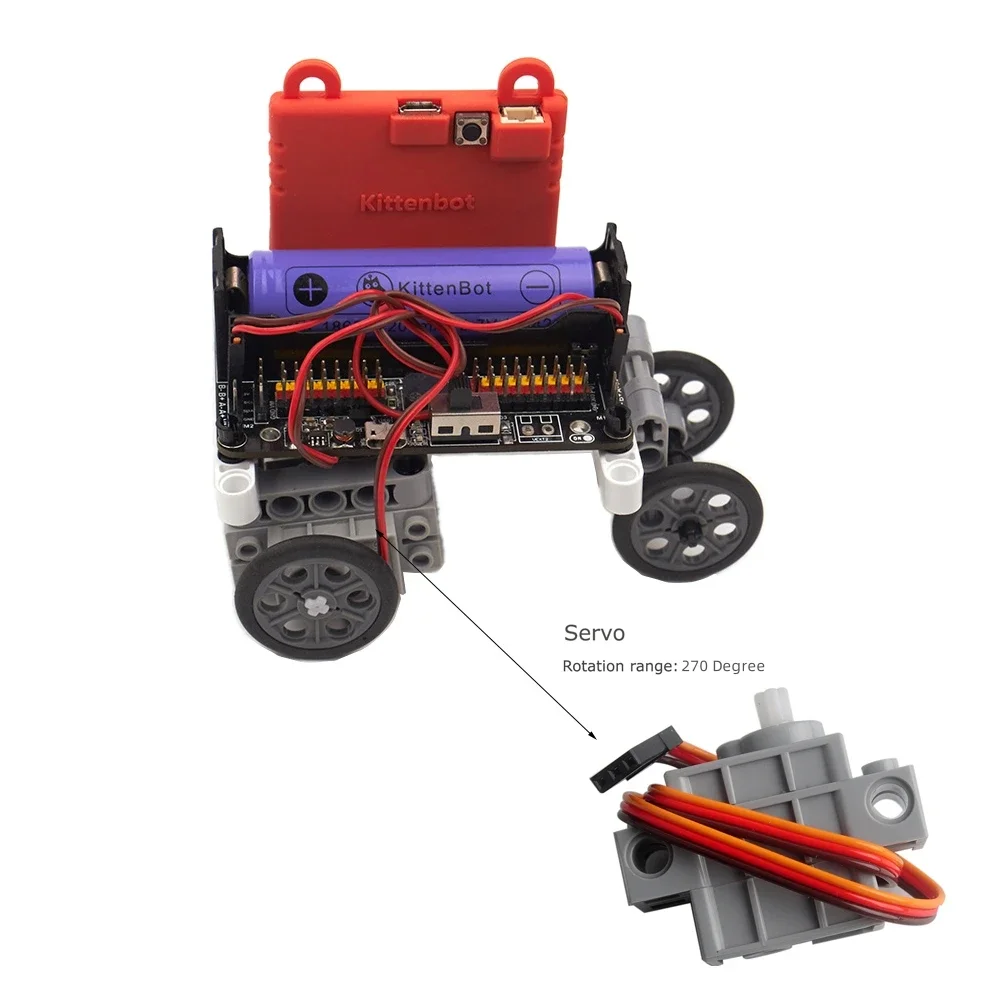 Servo Geek programable de 270  - Kids Education Degree reseña y precio