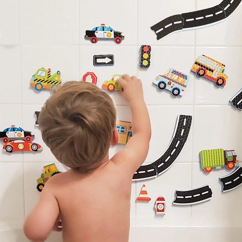 Juguetes de baño para bebé, ju - Number Puzzle Foam reseña y precio