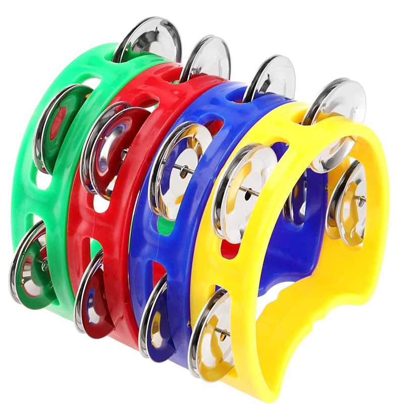 Pandereta de percusión de mano - Kids Education Bell reseña y precio