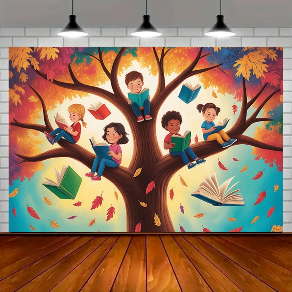Decoración para el Día Mundial - Kids Education Background reseña y precio