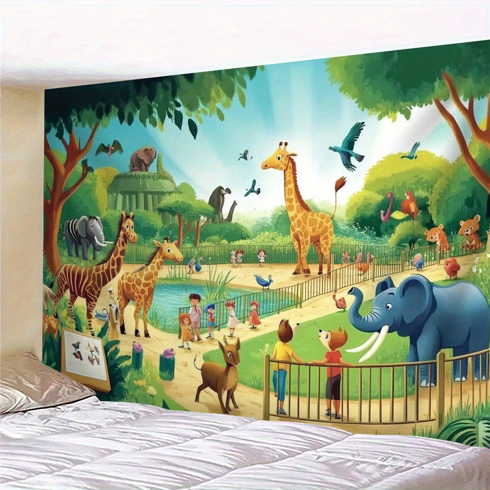 Tapiz de Pared Educativo con D - Kids Education Background reseña y precio